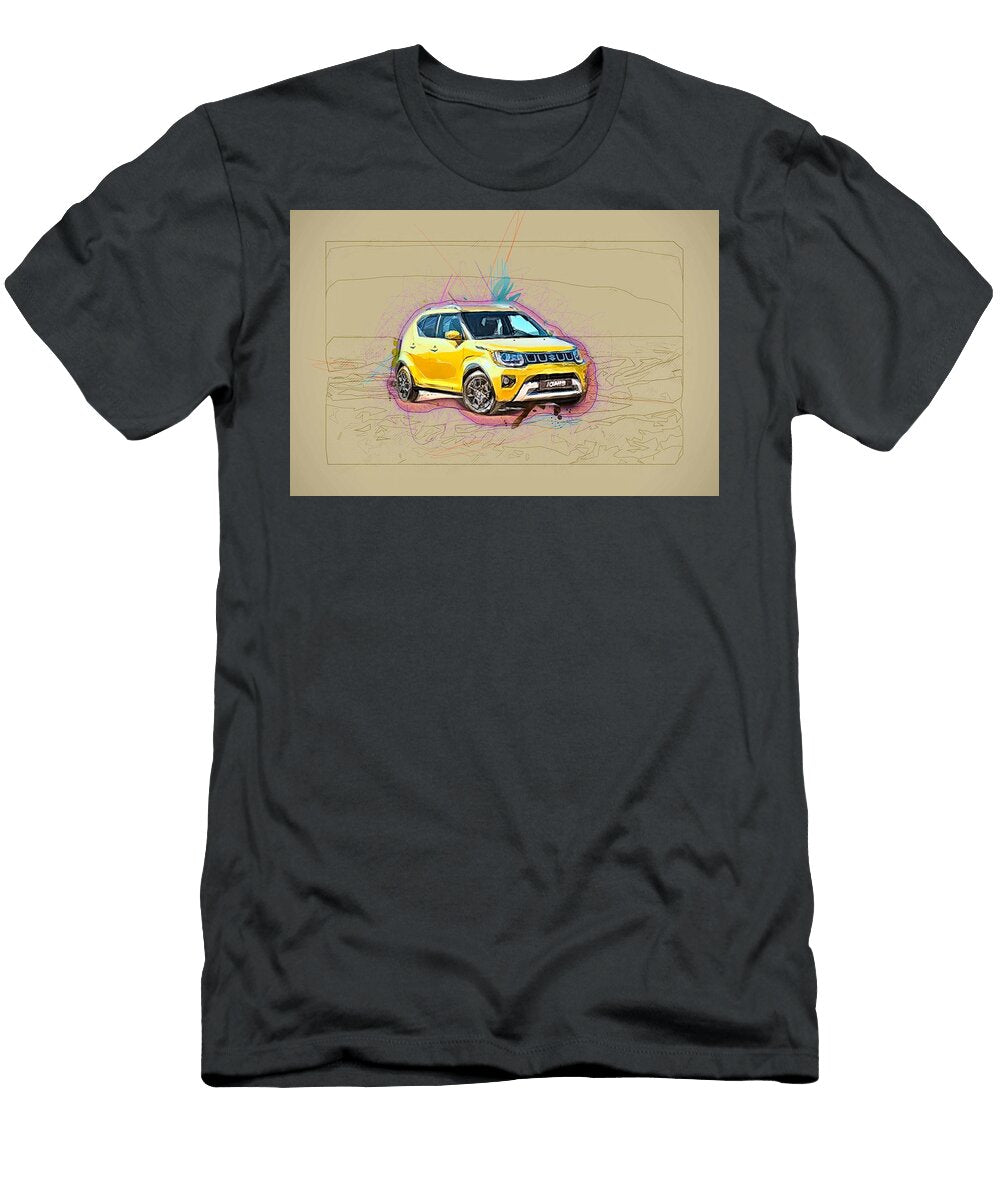 1 Suzuki Ignis 2020 Exterior Yellow Hatchback New Japanese Cars Ola Kunde T-Shirt