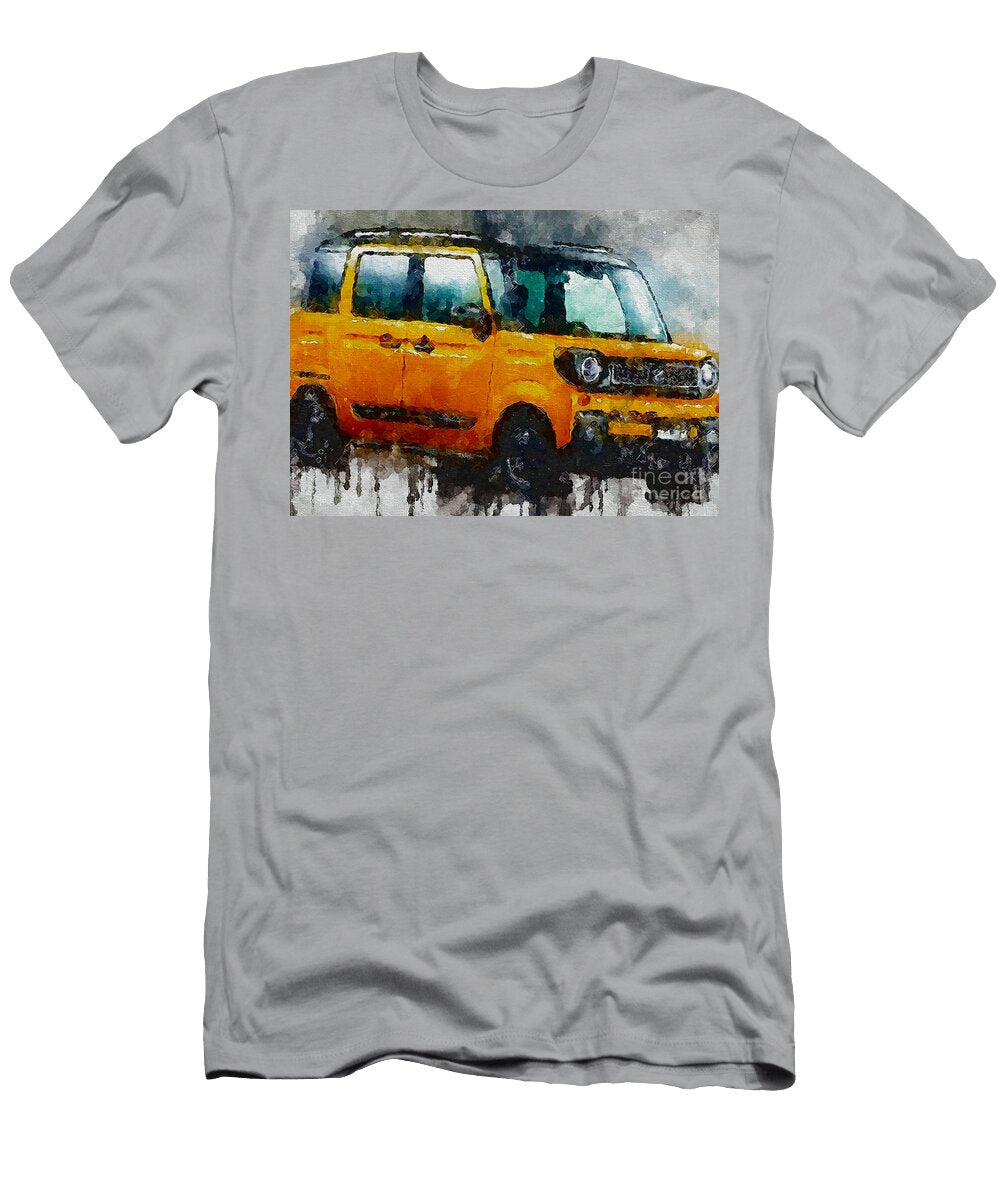 1 Suzuki Minivan Yellow 2018 19 Spacia Gear Cars Marietta Beatty T-Shirt