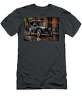1 Vintage Car on Cobblestone Street Evie Carrier T-Shirt