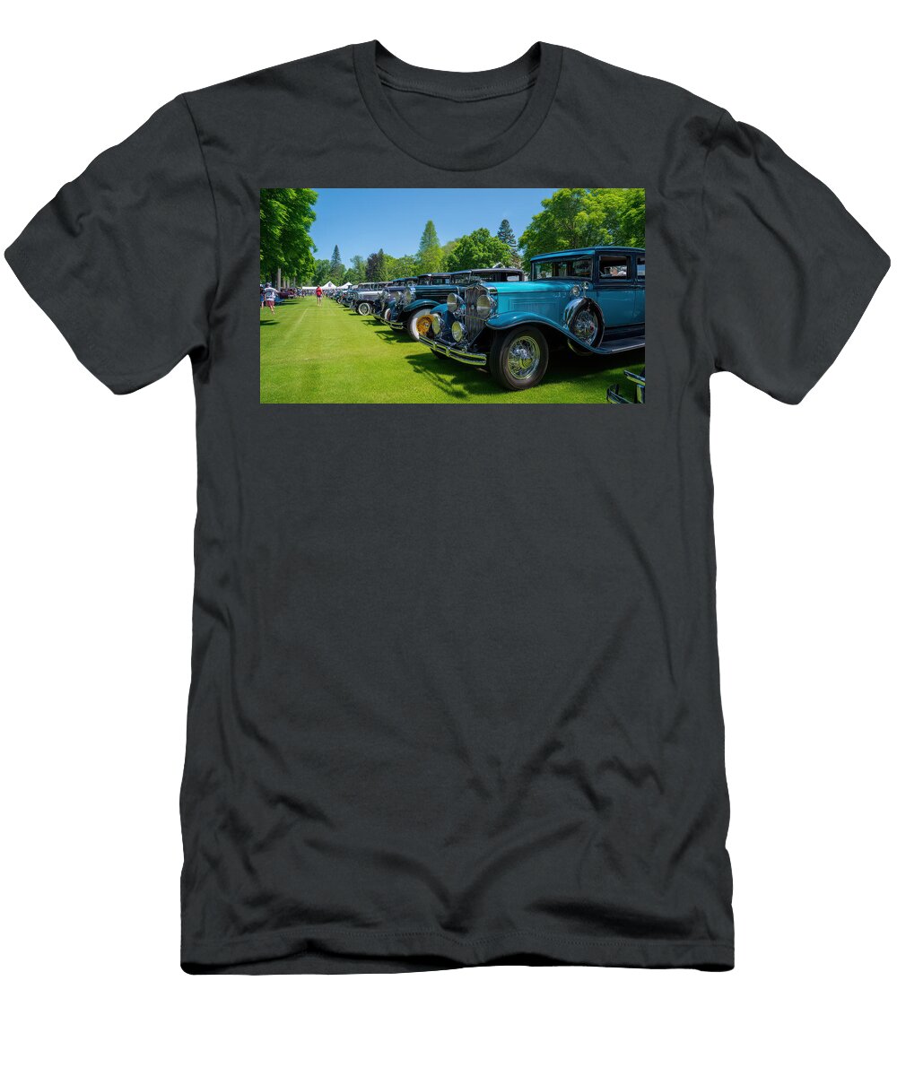 1 Vintage Car Show in Park Evie Carrier T-Shirt
