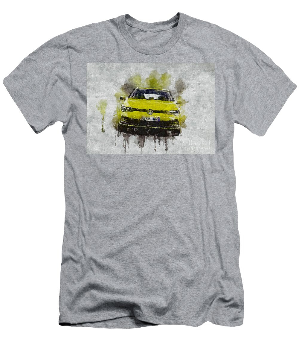 1 Volkswagen Front Golf 8 Hatchback Cars Marietta Beatty T-Shirt