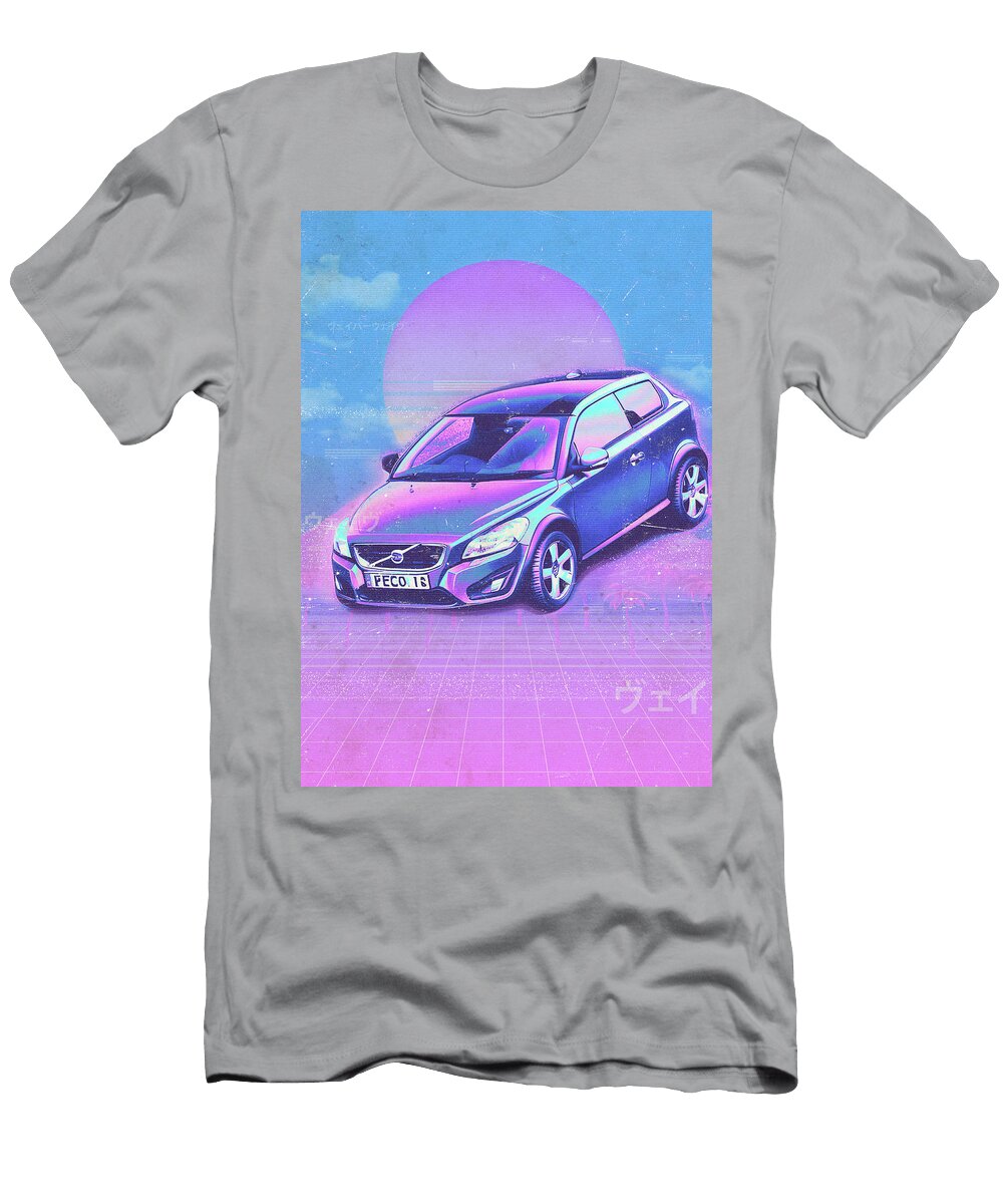 1 Volvo C30 Volvo Hatchback Green Edgar Dorice T-Shirt