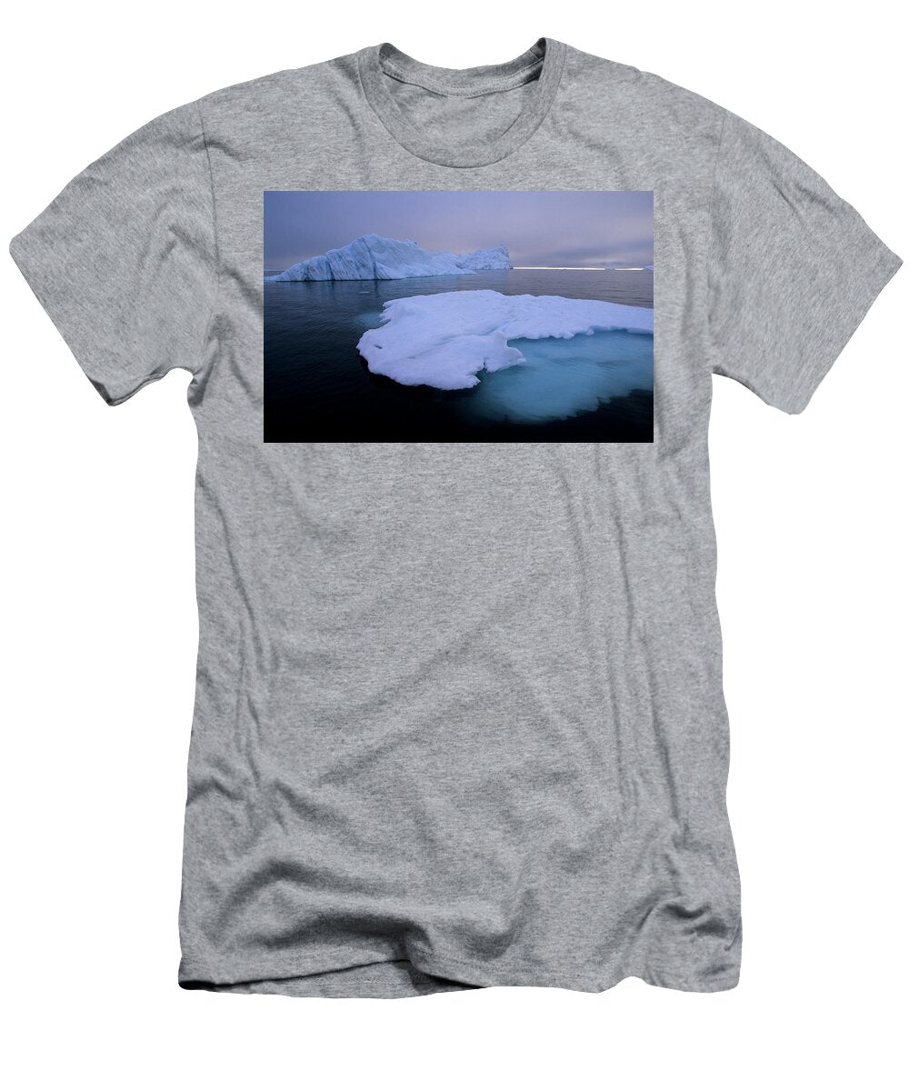 1 West Greenland Icebergs in Disko Bay Marc Steinmetz T-Shirt