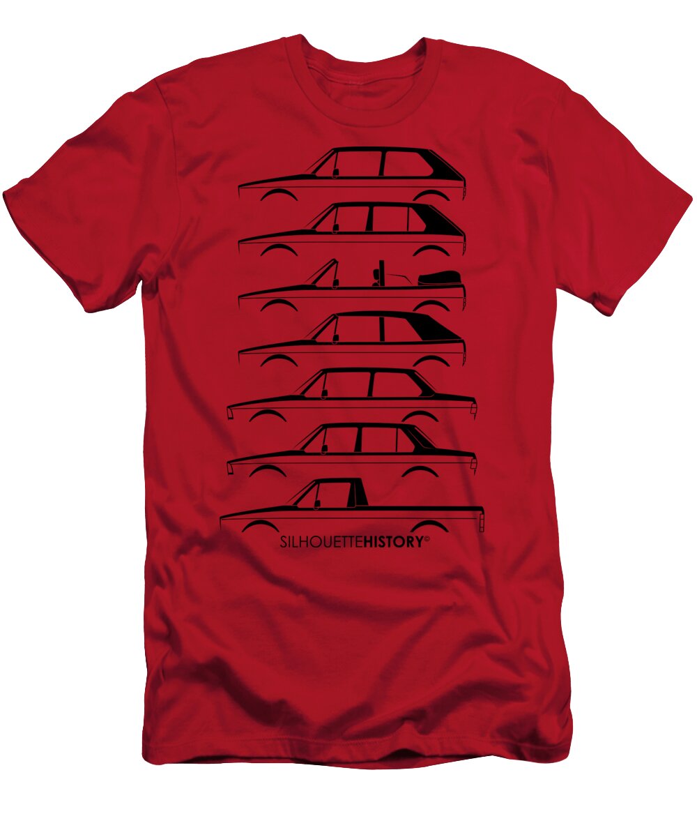 1 Wolfsburger Compact Mk1 Silhouettehistory Gabor Vida T-Shirt
