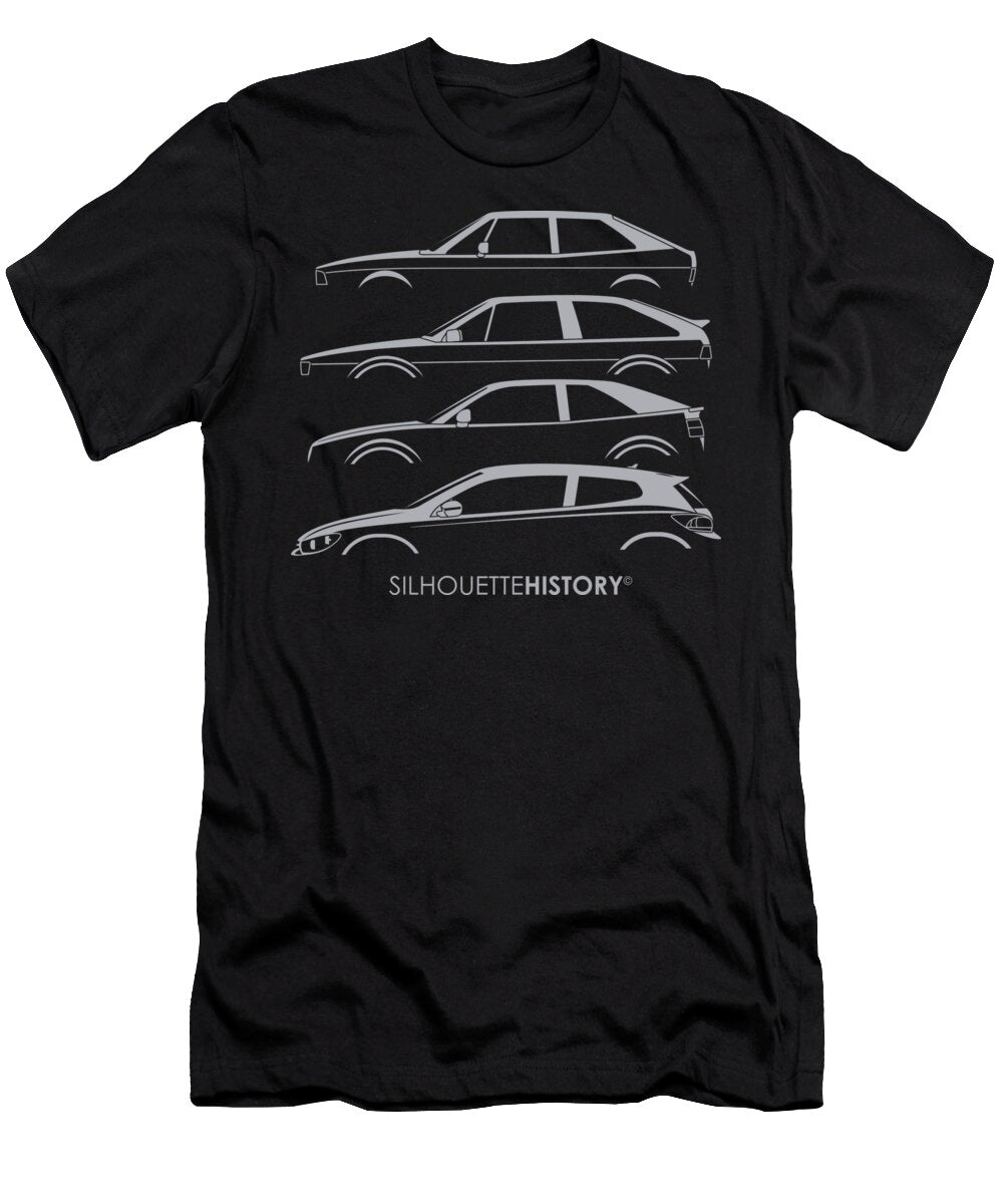 1 Wolfsburger Coupe Silhouettehistory Gabor Vida T-Shirt