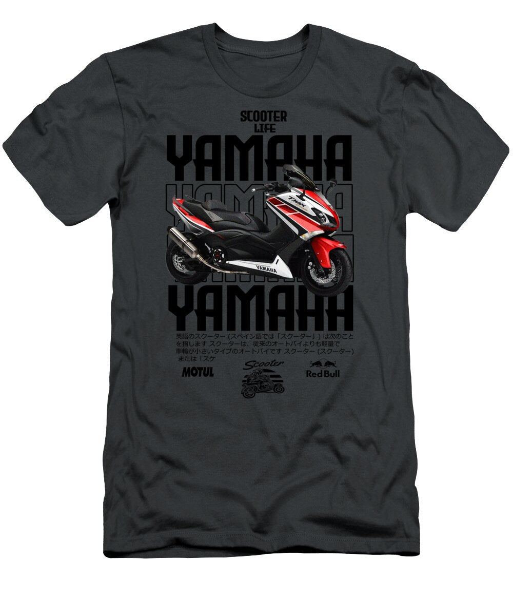 1 Yamaha Scooter Fondo Blanco Moto Gallery Reverie T-Shirt