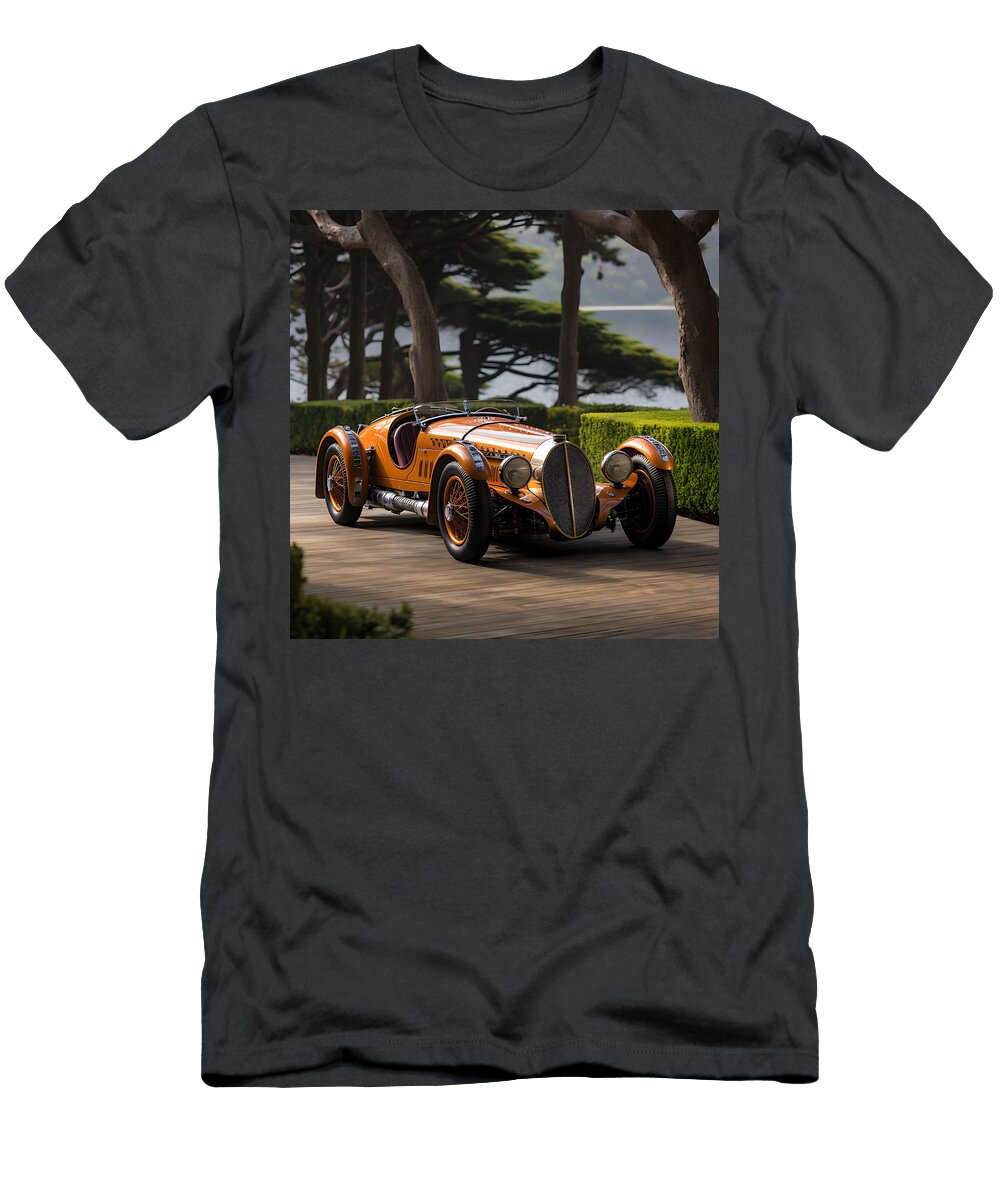 10 1927 Bugatti Type 40 Grand Sport Roadster By Asar Studios Celestial Images T-Shirt