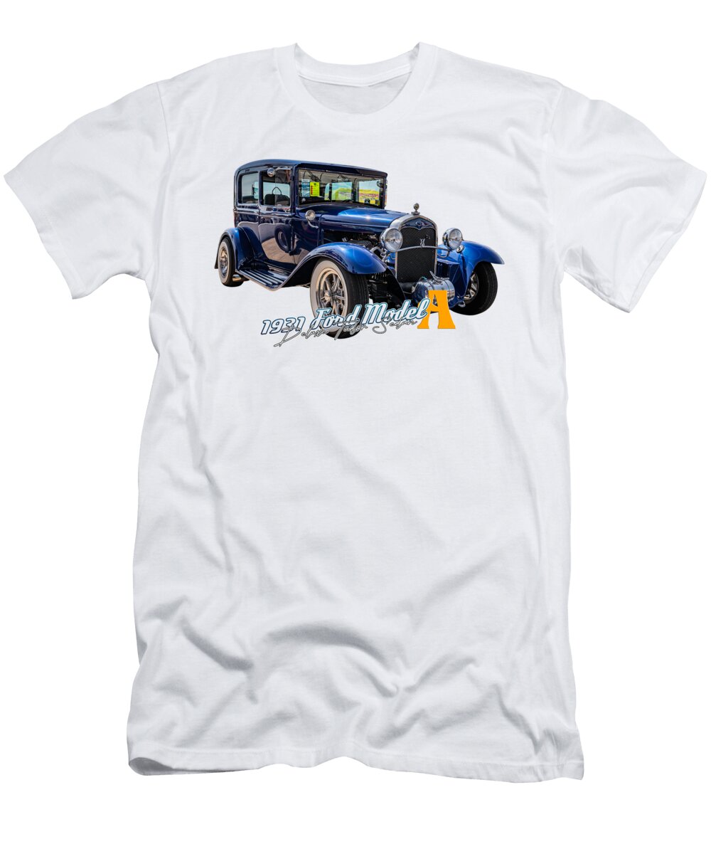 10 1931 Ford Model a Deluxe Tudor Sedan Gestalt Imagery T-Shirt