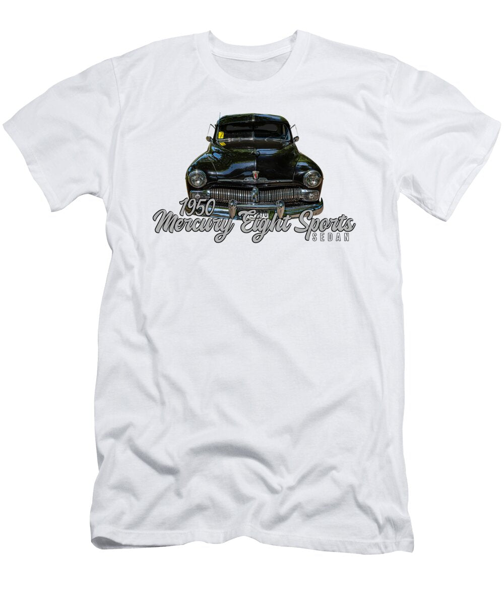 10 1950 Mercury Eight Sports Sedan Gestalt Imagery T-Shirt