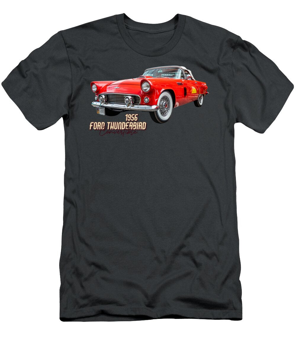 10 1956 Ford Thunderbird Convertible Gestalt Imagery T-Shirt