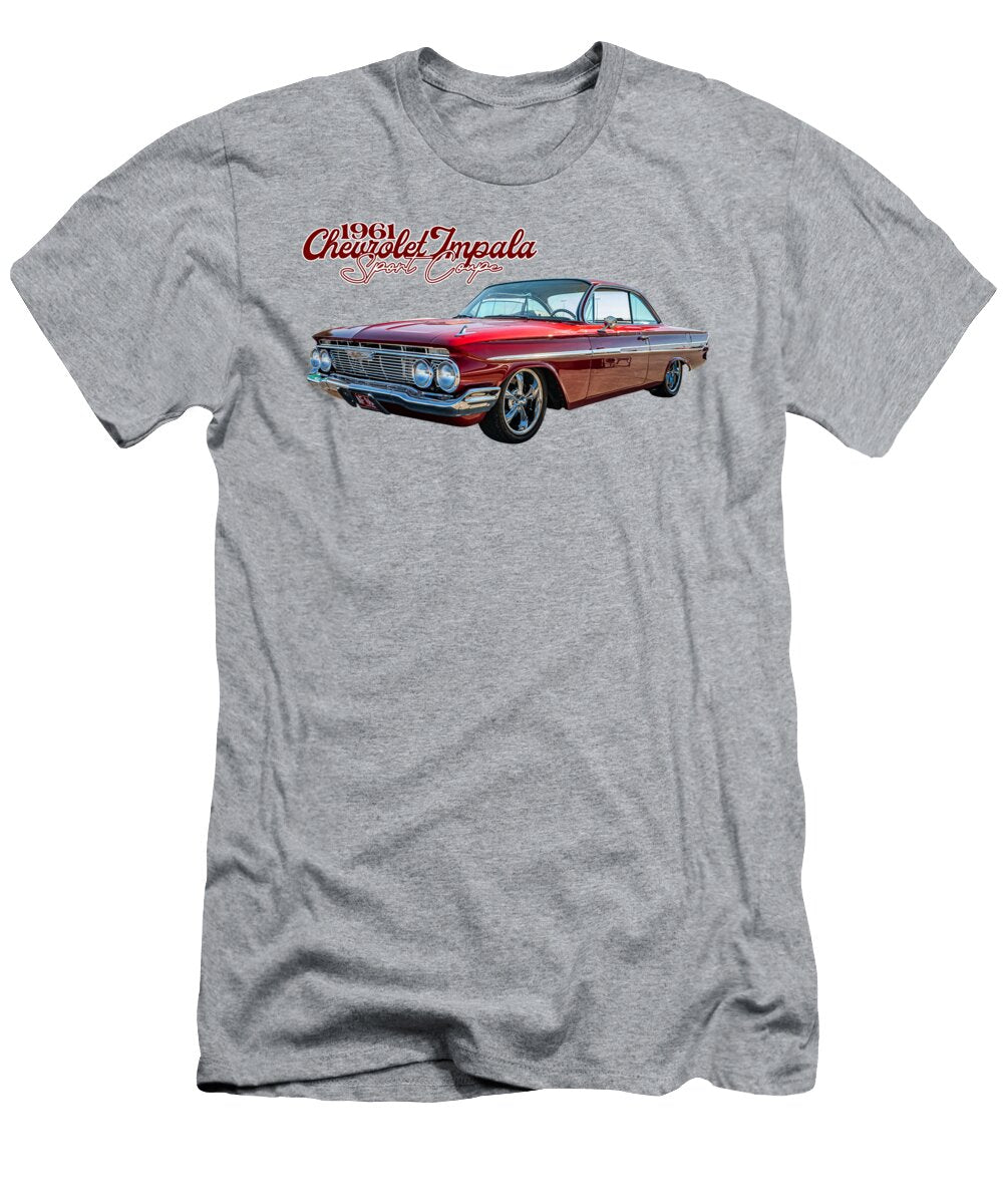 10 1961 Chevrolet Impala Sport Coupe Gestalt Imagery T-Shirt