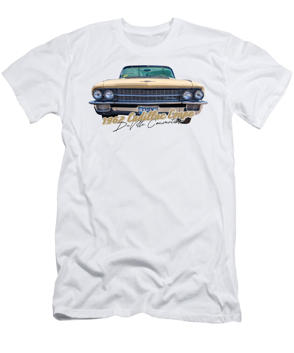 10 1962 Cadillac Coupe De Ville Convertible Gestalt Imagery T-Shirt