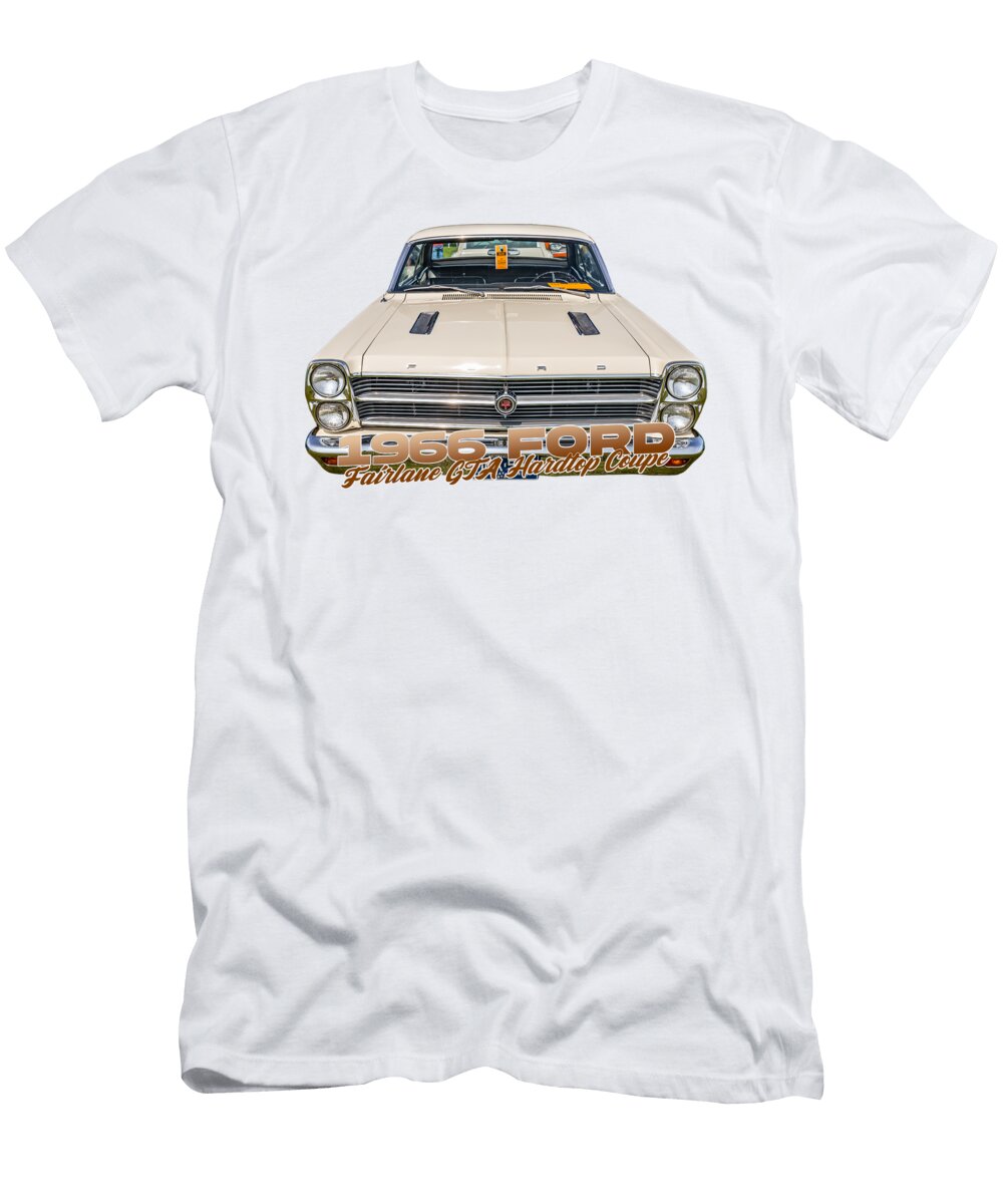 10 1966 Ford Fairlane Gta Hardtop Coupe Gestalt Imagery T-Shirt