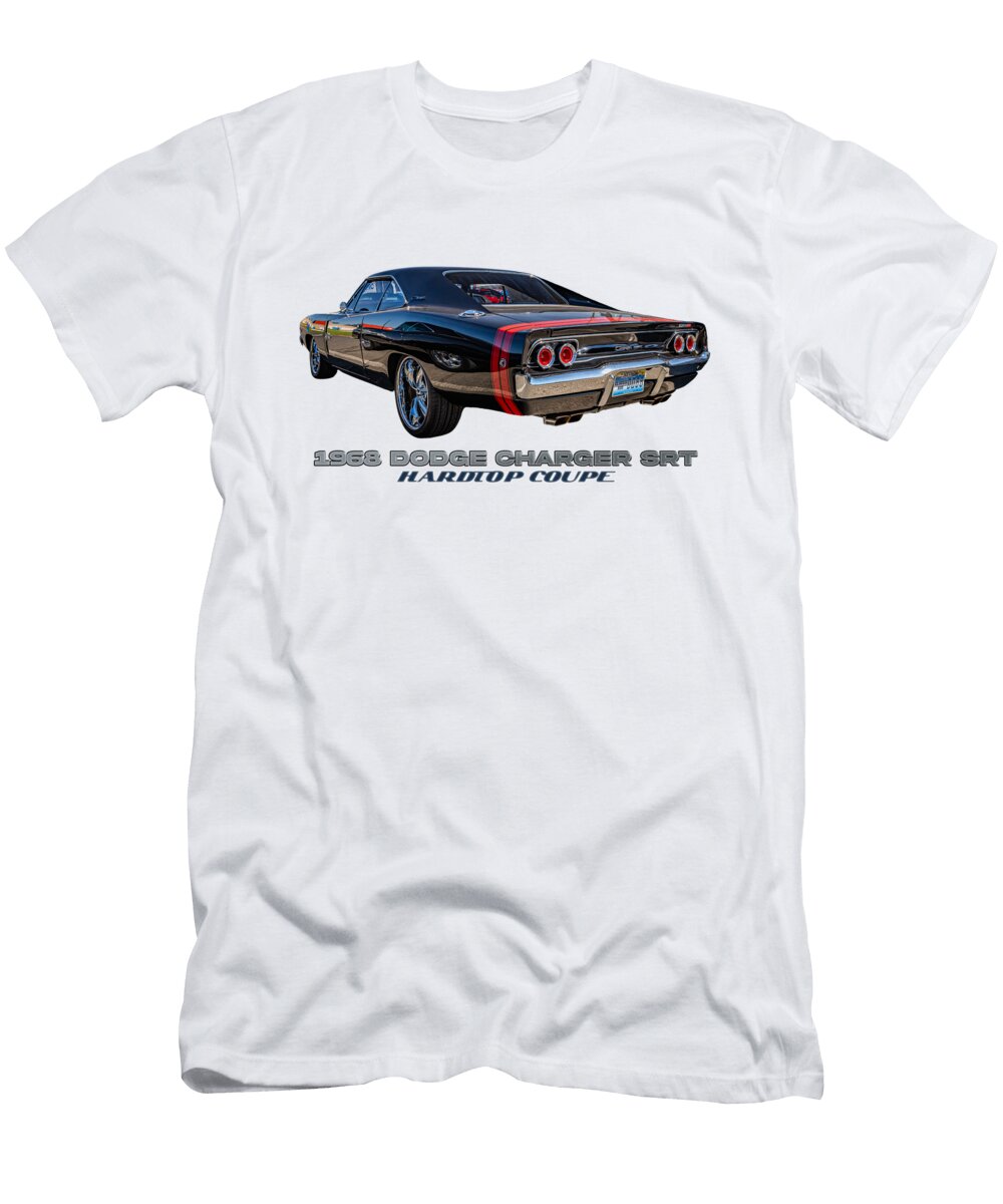 10 1968 Dodge Charger Srt Hardtop Coupe Gestalt Imagery T-Shirt