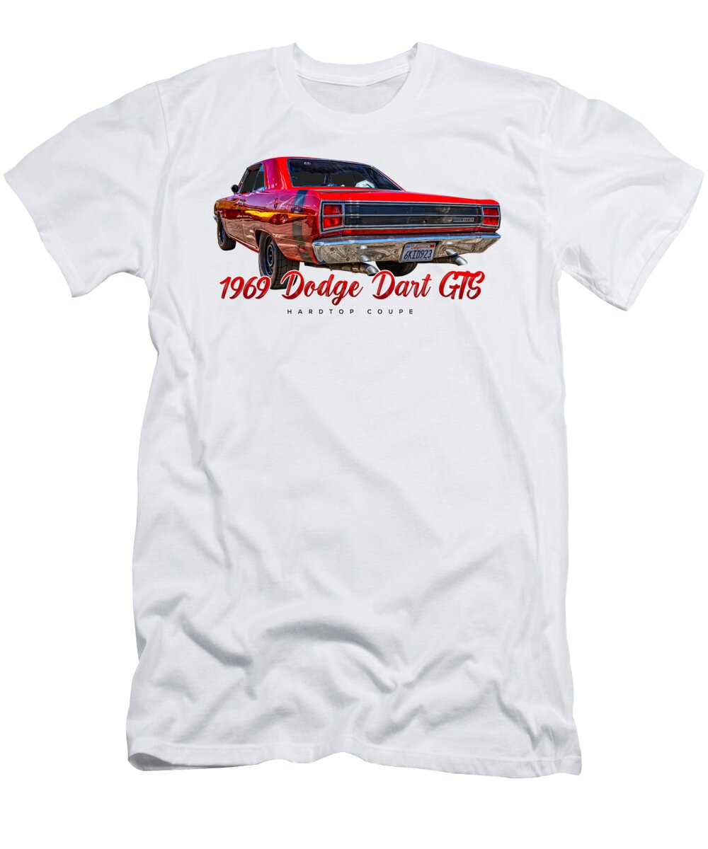 10 1969 Dodge Dart Gts Hardtop Coupe Gestalt Imagery T-Shirt