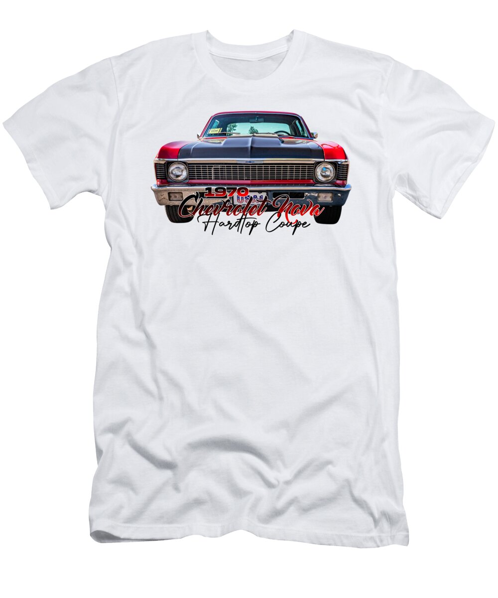 10 1970 Chevrolet Nova Hardtop Coupe Gestalt Imagery T-Shirt
