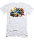 10 Abstract Vehicle Colorful Car Vibrant Abstract Car Design Flora Brown T-Shirt
