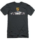 10 Exclusive Legendary Retro Racing Car Silver Porsche 904 6 Gts Coupe 24 Hours of Le Mans Vladyslav Shapovalenko T-Shirt