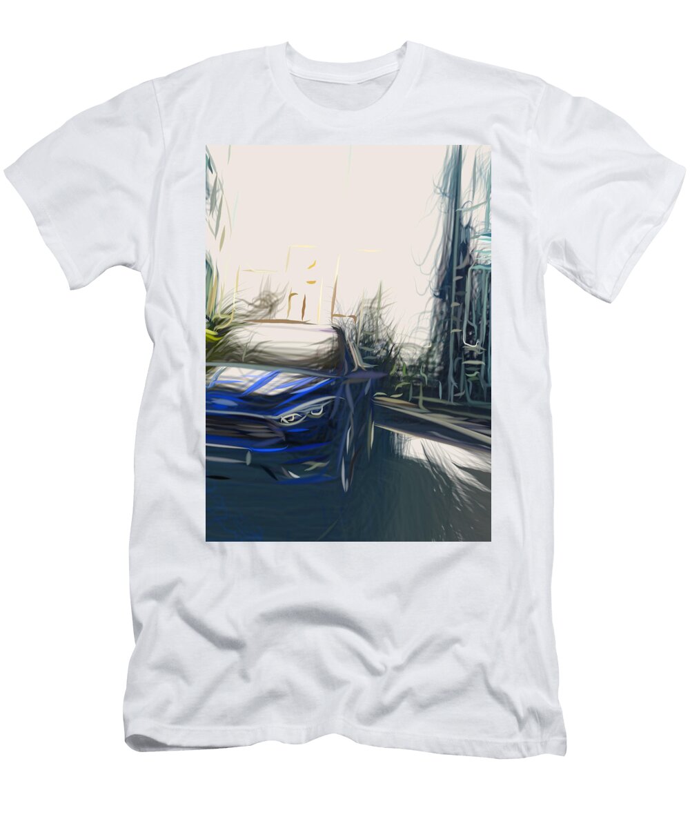 10 Ford Focus Hatchback Drawing Carstoon Concept T-Shirt