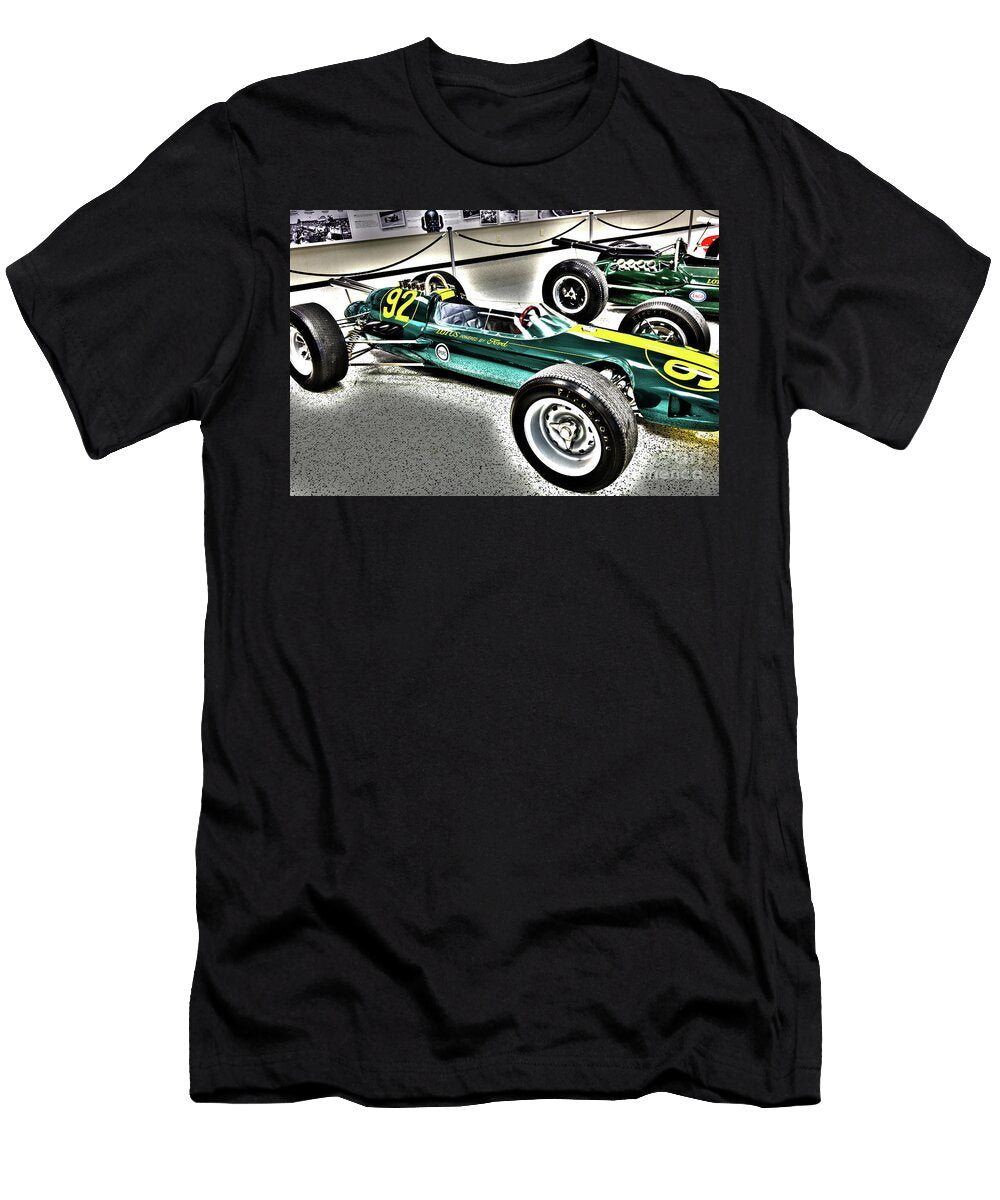 10 Indy Race Car Museum Elite Image Photography By Chad Mcdermott T-Shirt