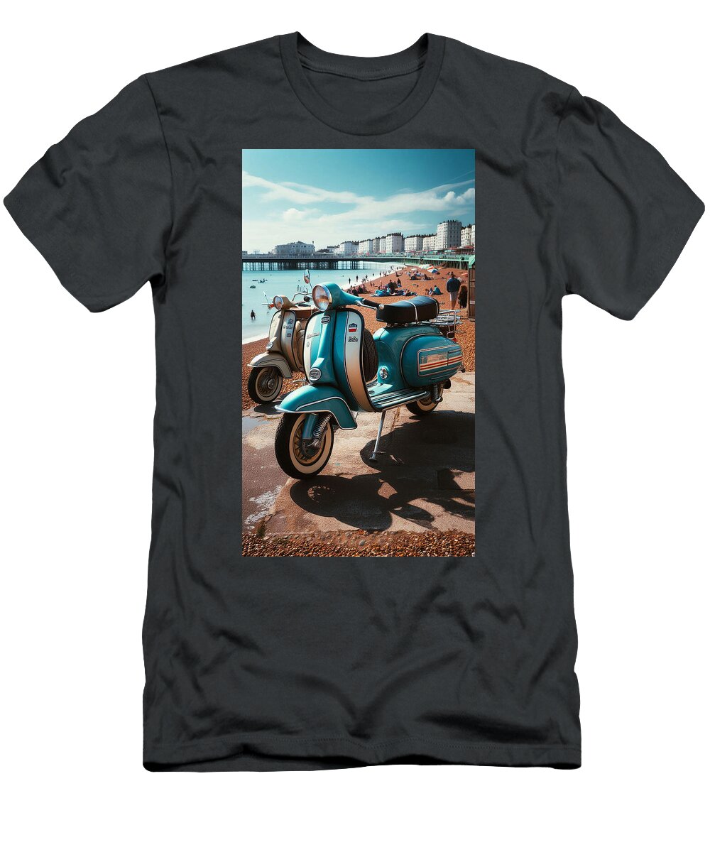10 Lambretta Scooter Stephen Smith Galleries T-Shirt