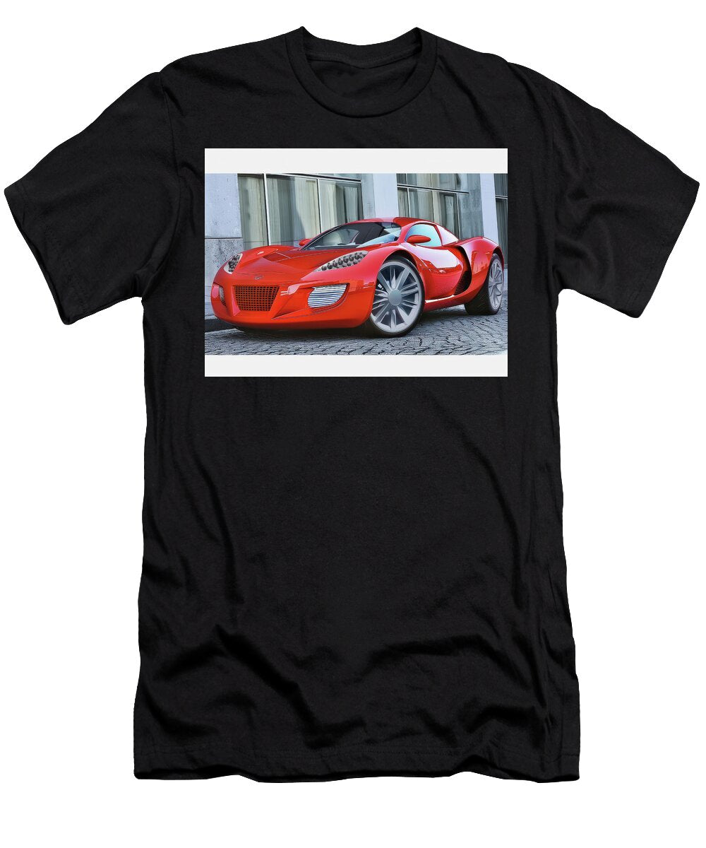 10 Sleek Red Sports Car Evie Carrier T-Shirt