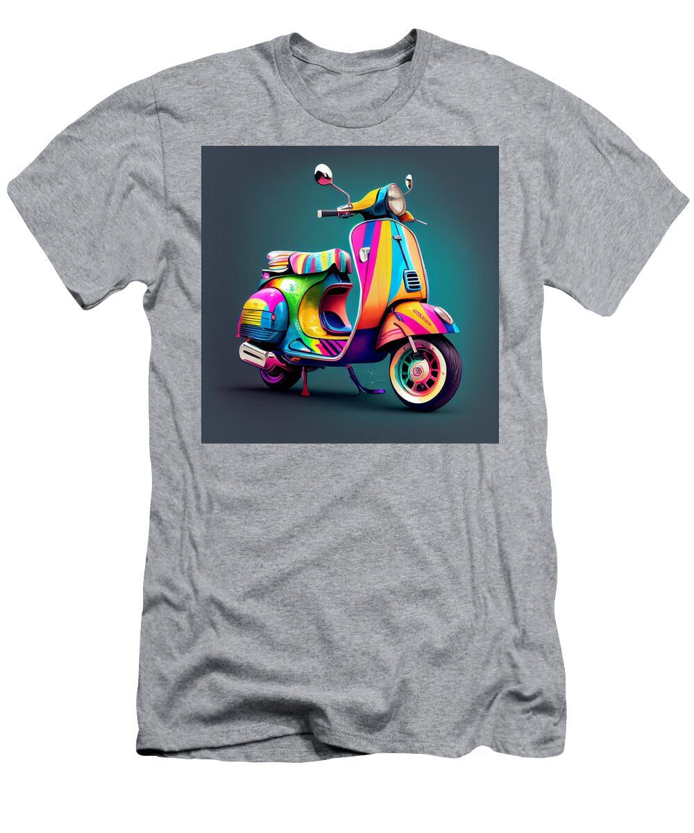 10 Vespa Scooter Art Stephen Smith Galleries T-Shirt