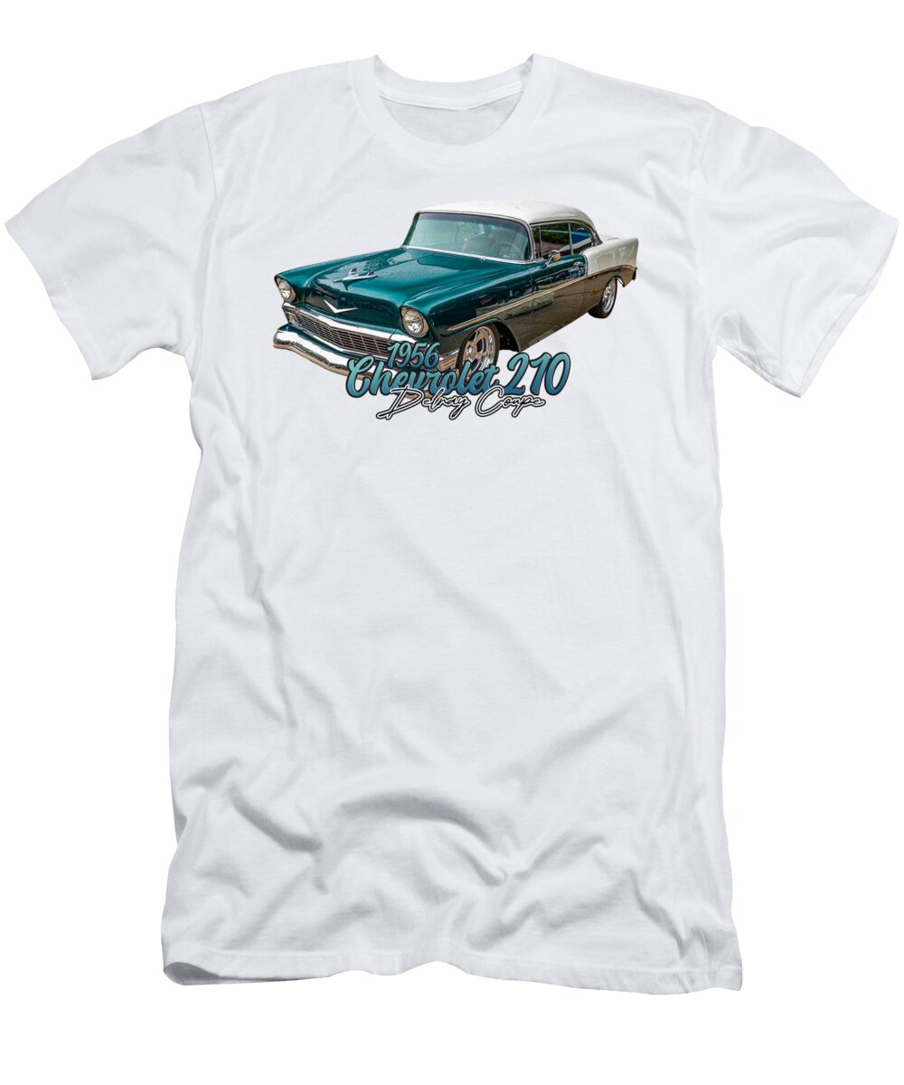 11 1956 Chevrolet 210 Delray Coupe Gestalt Imagery T-Shirt