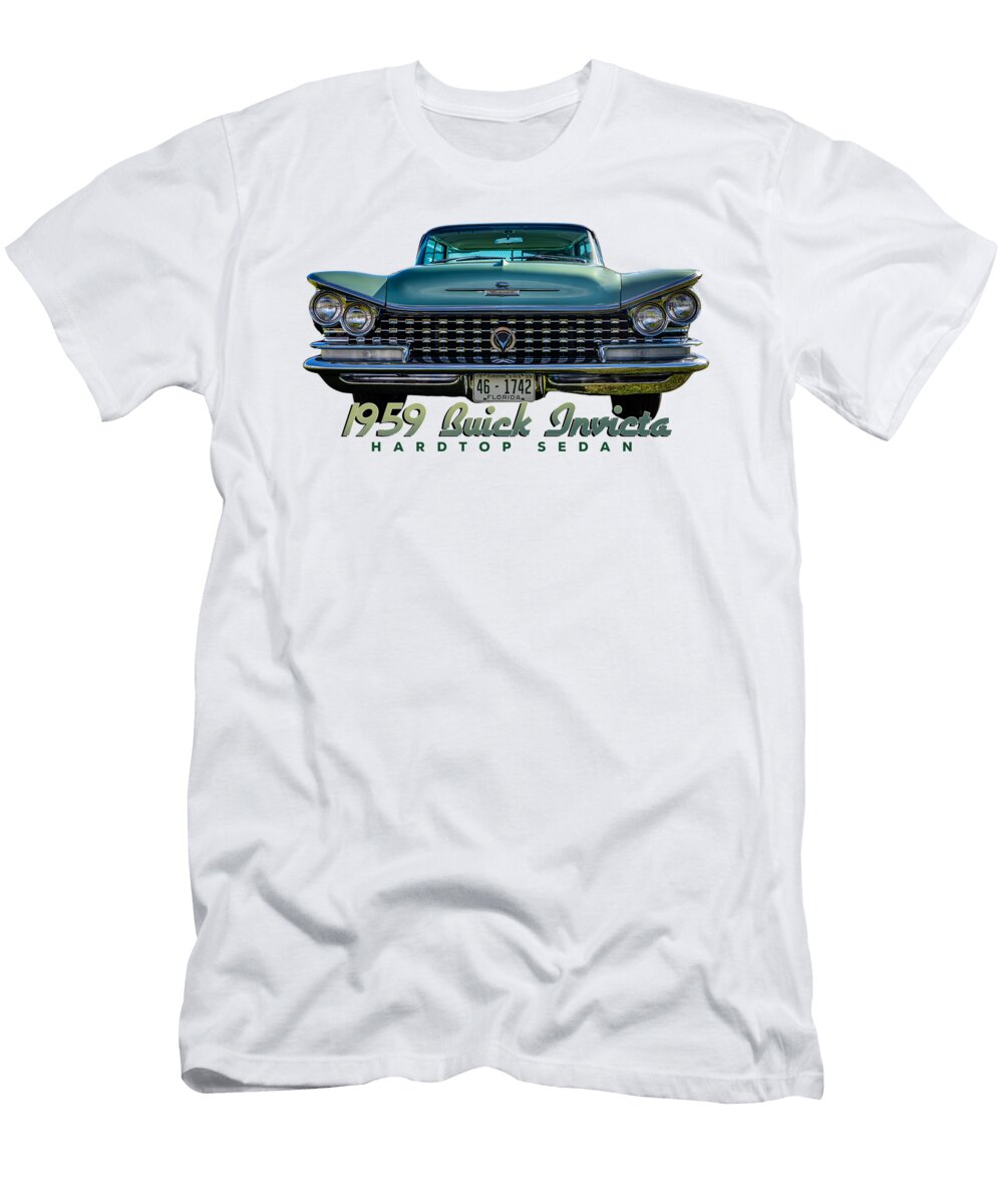 11 1959 Buick Invicta Hardtop Sedan Gestalt Imagery T-Shirt