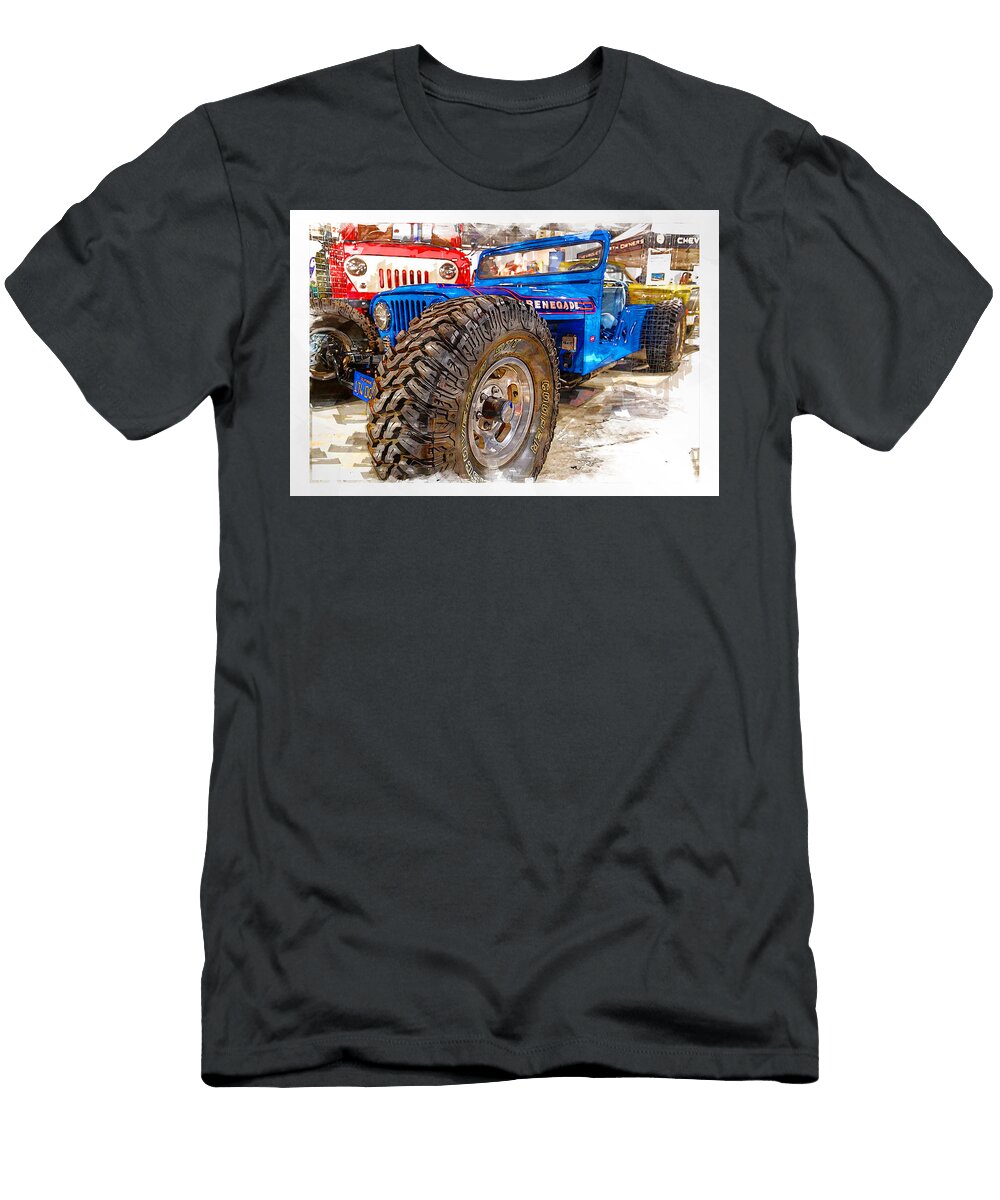 119 Collection of Details of Old Cars Davide Valenti T-Shirt