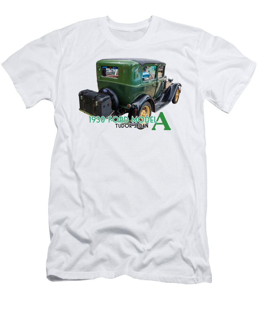 12 1930 Ford Model a Tudor Sedan Gestalt Imagery T-Shirt