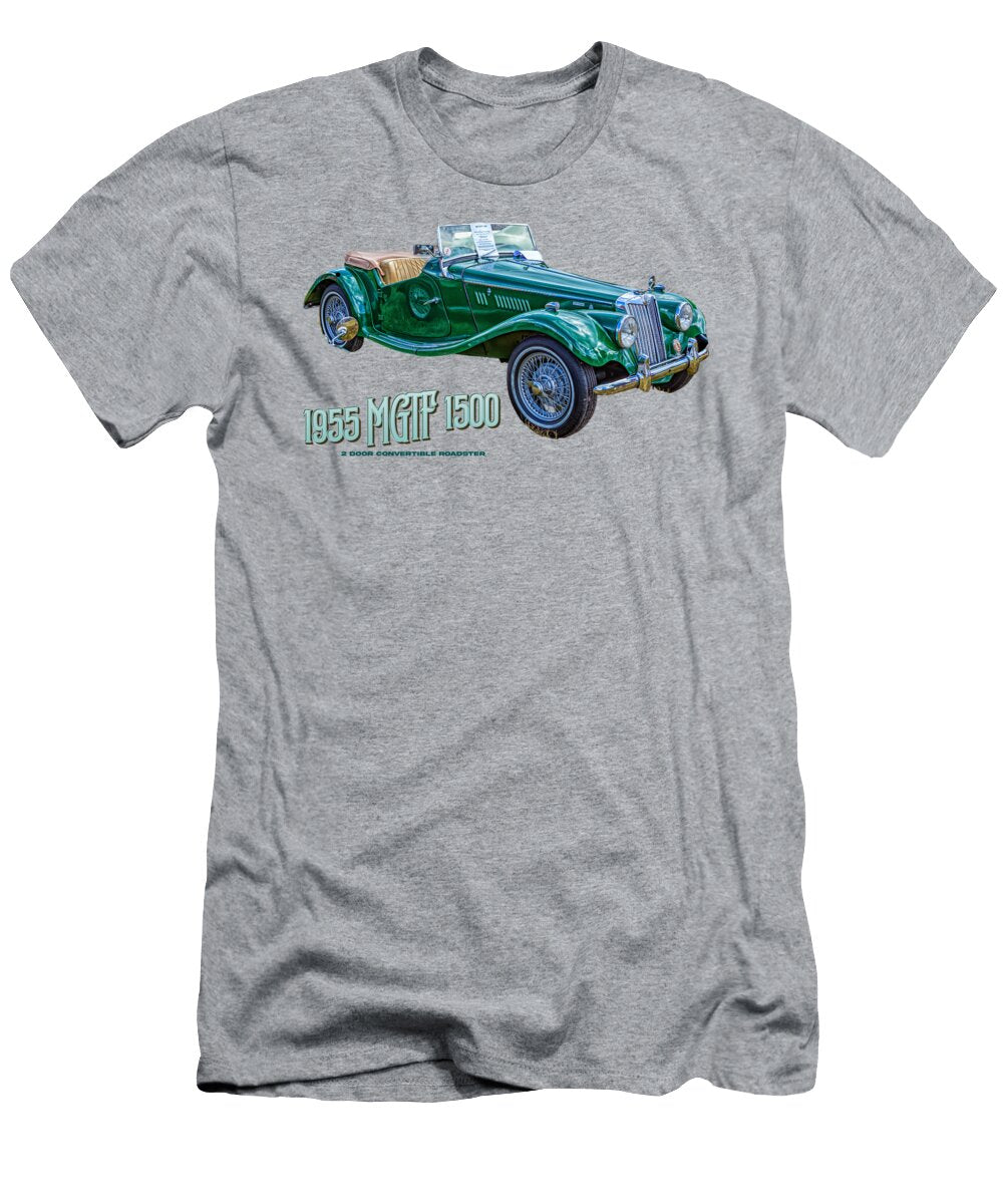 12 1955 Mgtf 1500 2 Door Convertible Roadster Gestalt Imagery T-Shirt