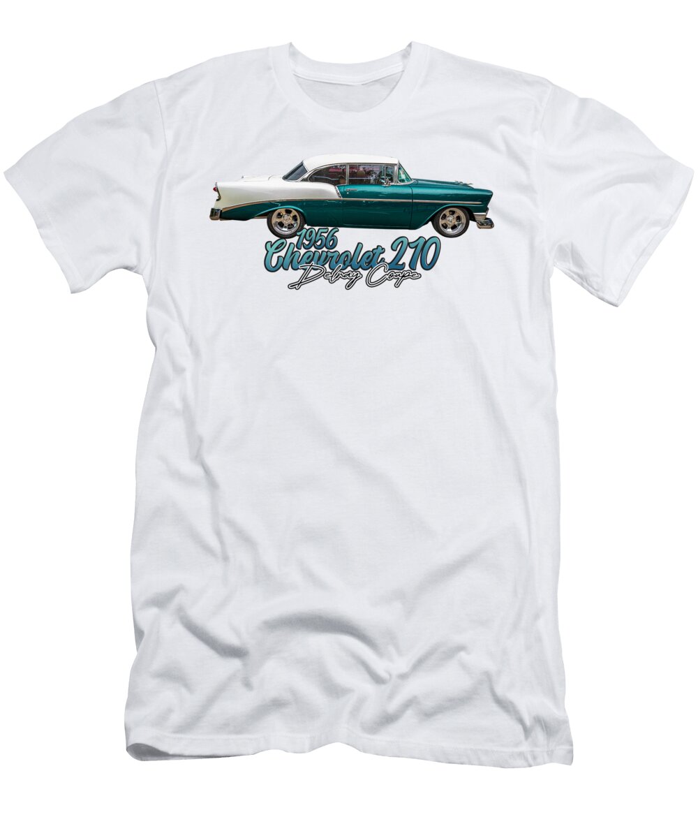 12 1956 Chevrolet 210 Delray Coupe Gestalt Imagery T-Shirt