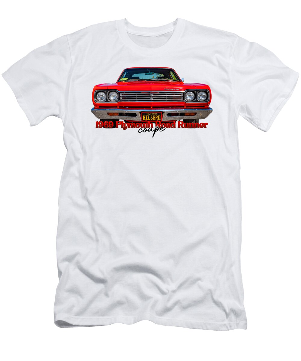 12 1969 Plymouth Road Runner Coupe Gestalt Imagery T-Shirt