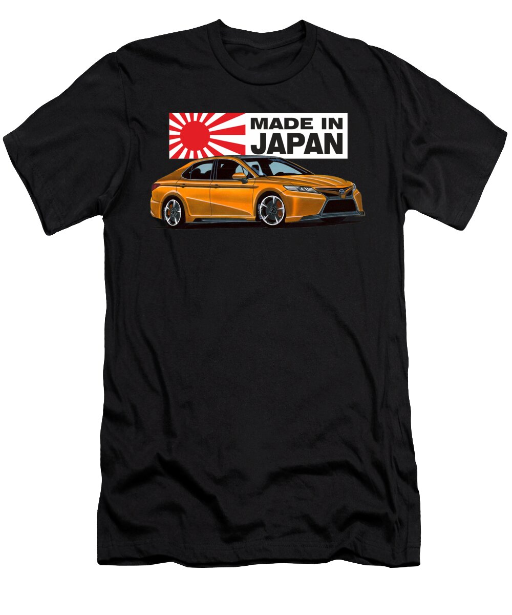 12 Japanese Jdm Legend 4 Door Sedan Trd Toyota Camry Xv70 V6 35l Vladyslav Shapovalenko T-Shirt