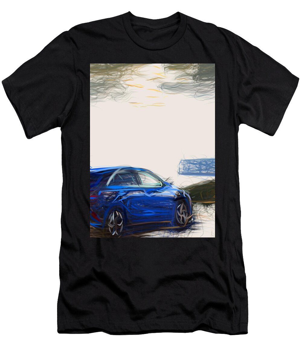 12 Kia Ceed Hatchback Drawing Carstoon Concept T-Shirt