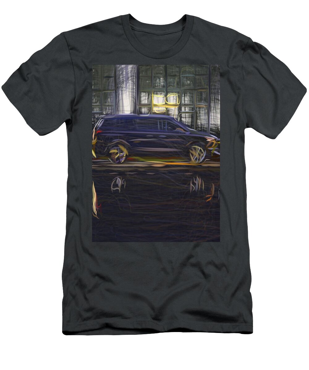 12 Kia Sedona Minivan Drawing Carstoon Concept T-Shirt