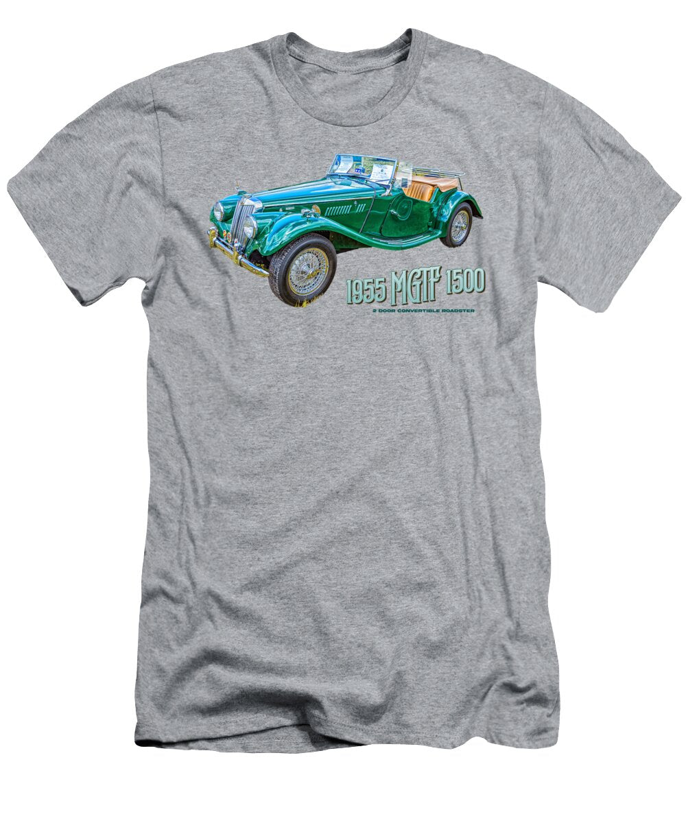 13 1955 Mgtf 1500 2 Door Convertible Roadster Gestalt Imagery T-Shirt