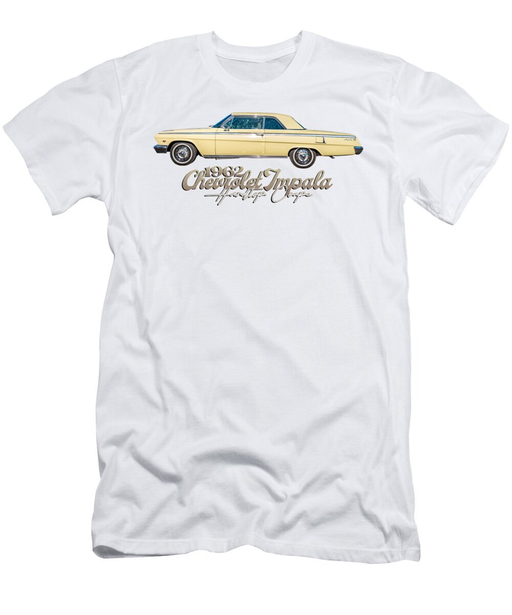 13 1962 Chevrolet Impala Hardtop Coupe Gestalt Imagery T-Shirt