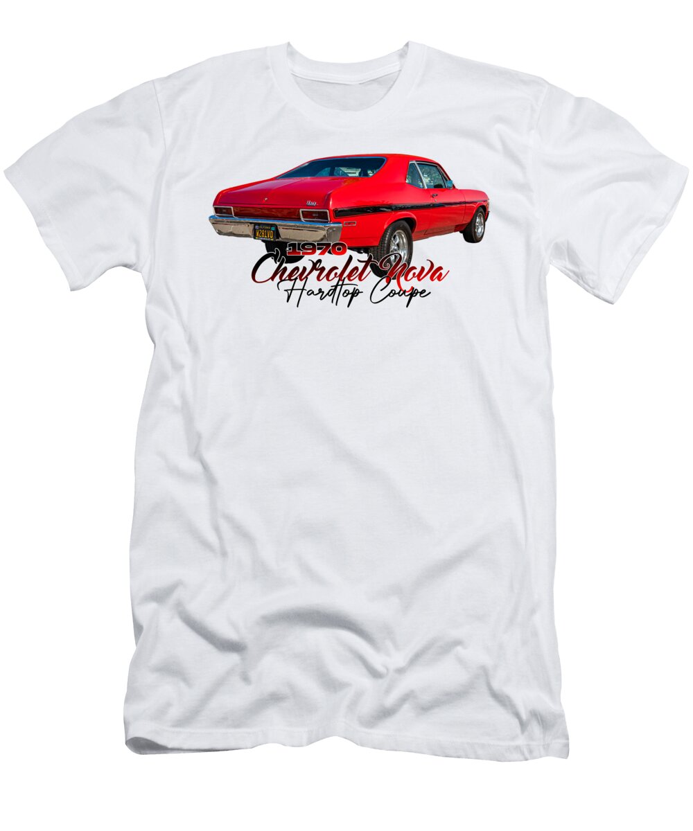 13 1970 Chevrolet Nova Hardtop Coupe Gestalt Imagery T-Shirt