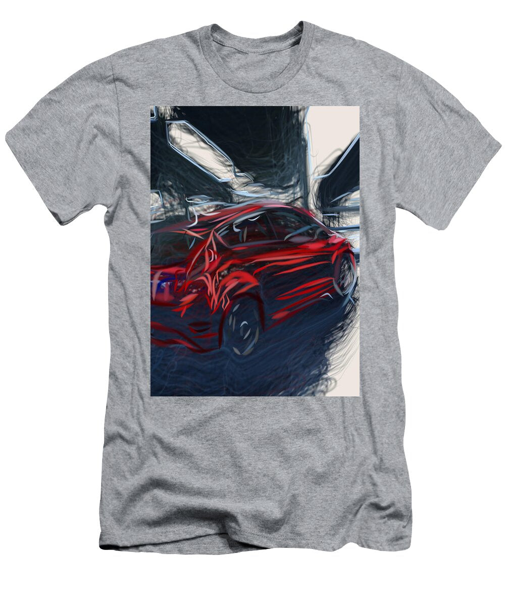 13 Ford Fiesta St Hatchback Drawing Carstoon Concept T-Shirt