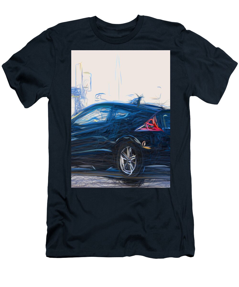13 Honda Cr Z Hatchback Drawing Carstoon Concept T-Shirt