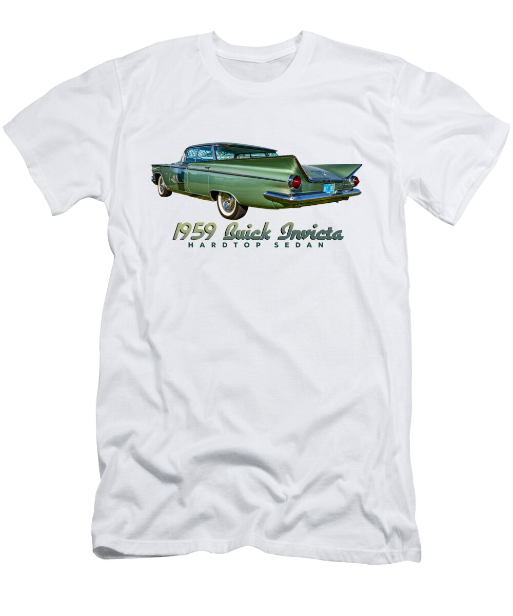 14 1959 Buick Invicta Hardtop Sedan Gestalt Imagery T-Shirt
