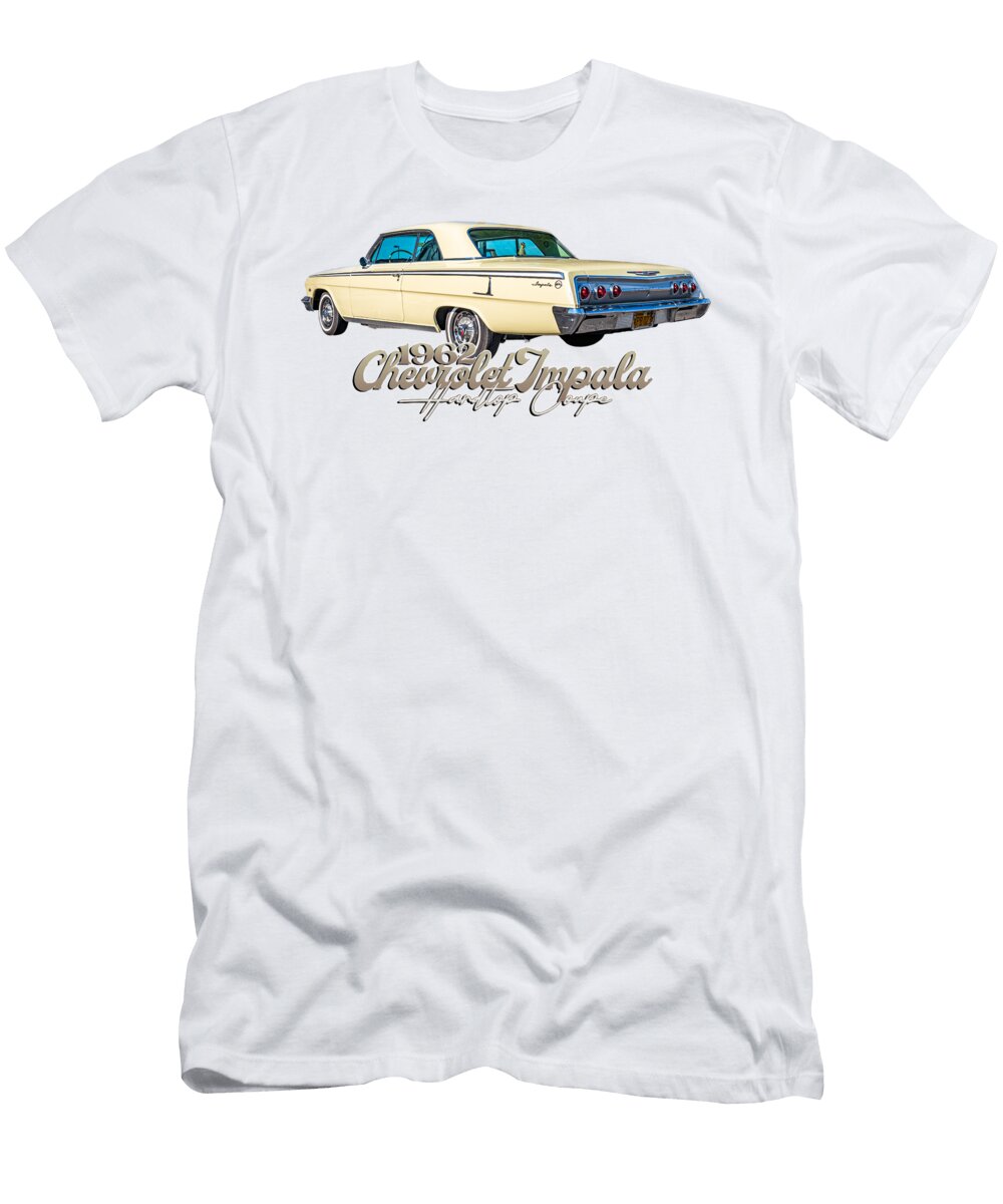 14 1962 Chevrolet Impala Hardtop Coupe Gestalt Imagery T-Shirt