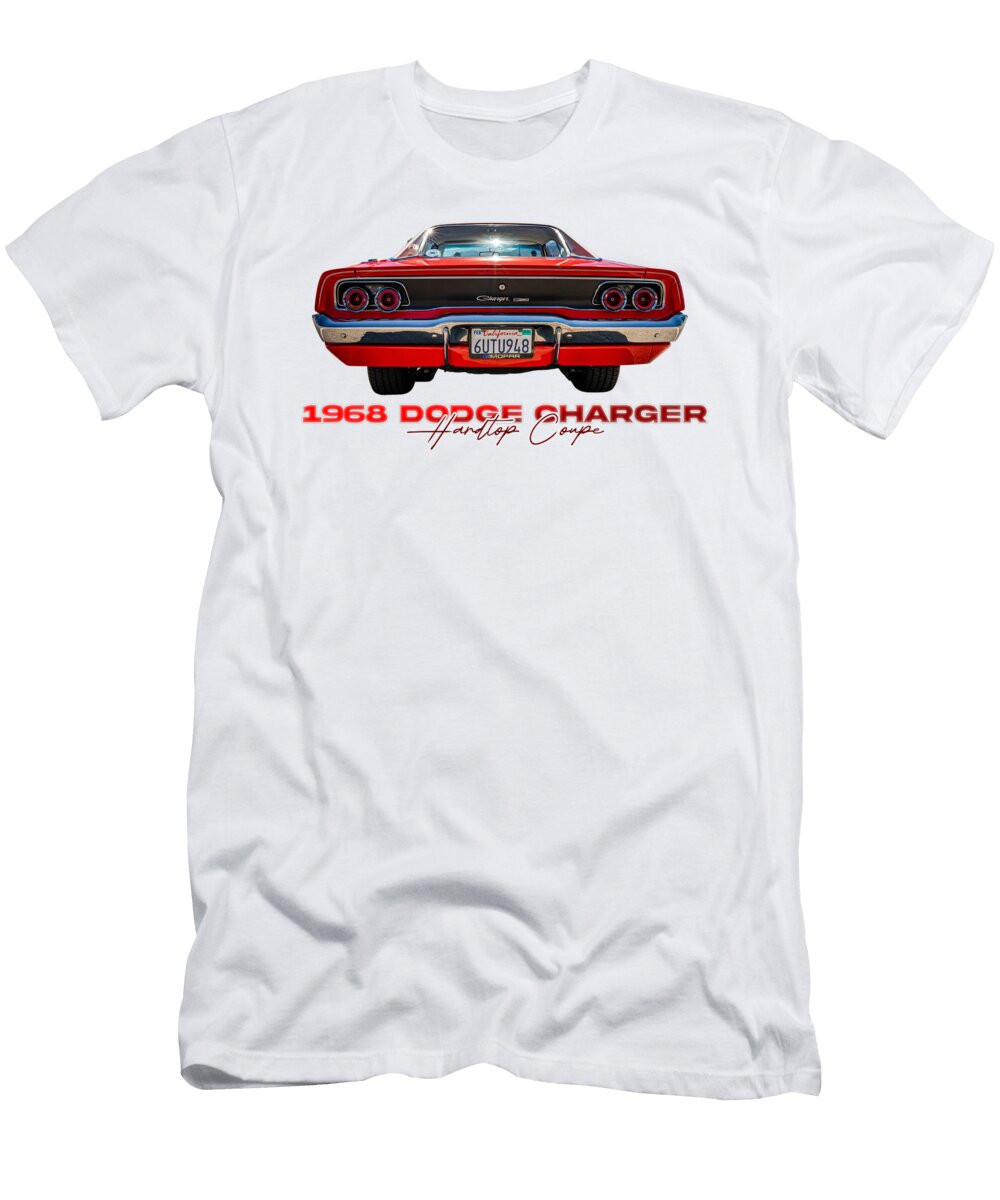 14 1968 Dodge Charger Hardtop Coupe Gestalt Imagery T-Shirt