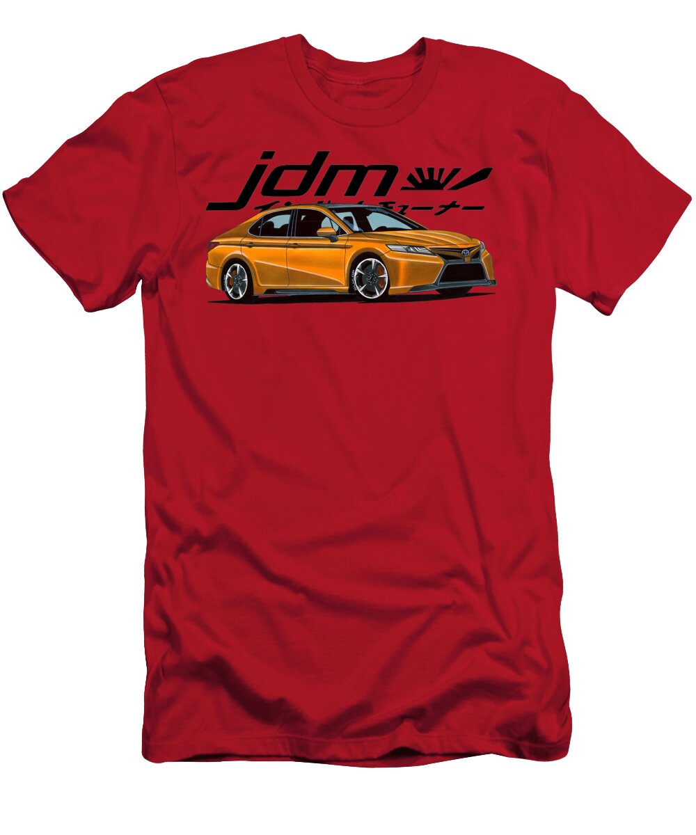 14 Japanese Jdm Legend 4 Door Sedan Trd Toyota Camry Xv70 V6 35l Vladyslav Shapovalenko T-Shirt