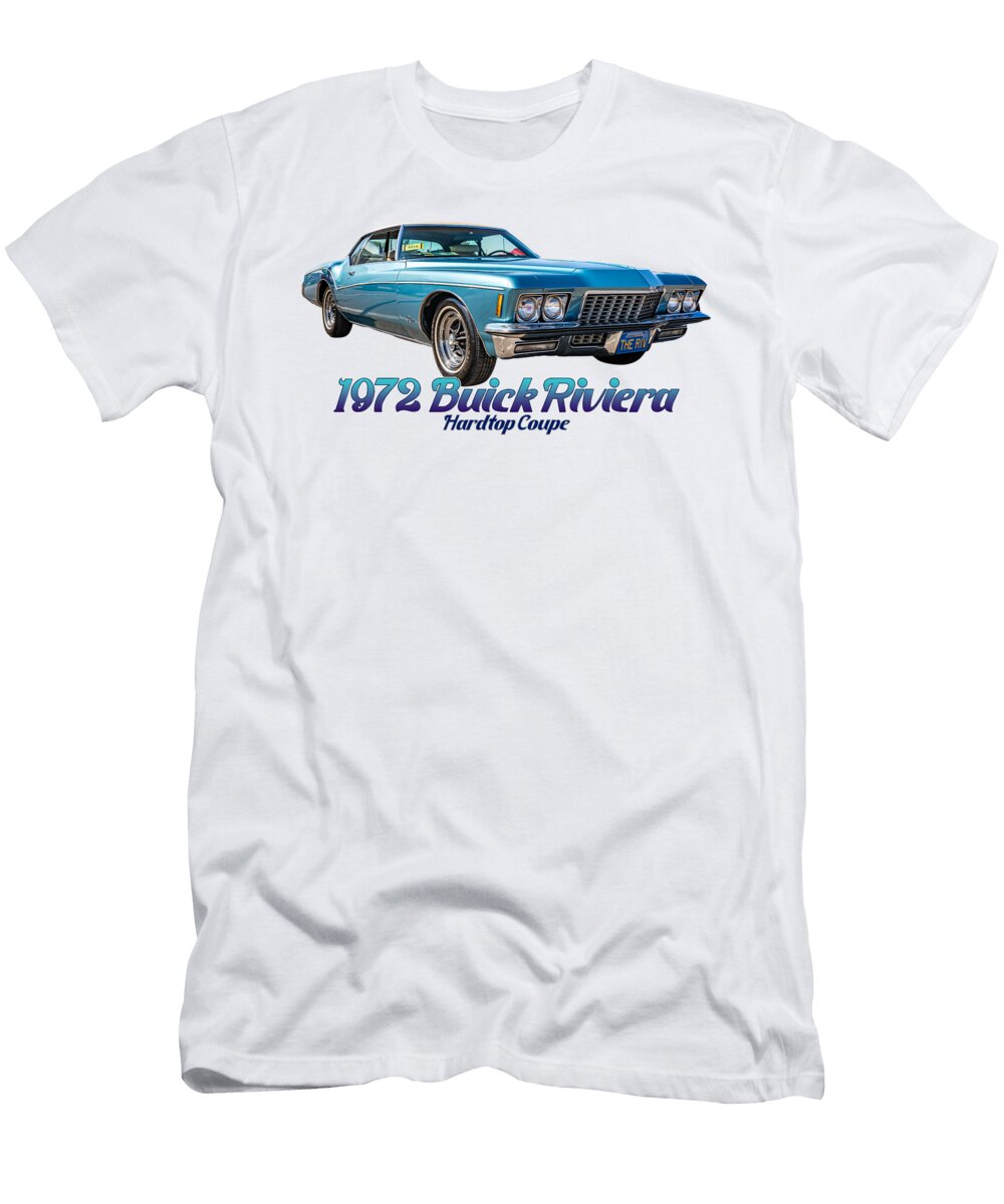 15 1972 Buick Riviera Hardtop Coupe Gestalt Imagery T-Shirt