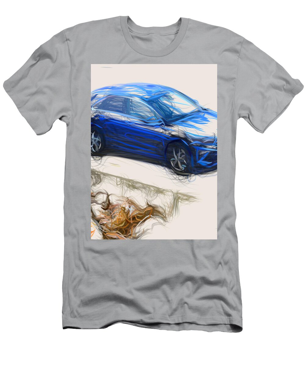 15 Kia Ceed Hatchback Drawing Carstoon Concept T-Shirt