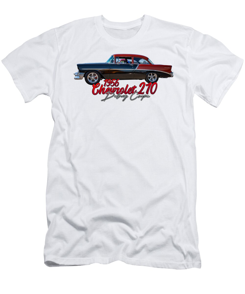 16 1956 Chevrolet 210 Delray Coupe Gestalt Imagery T-Shirt