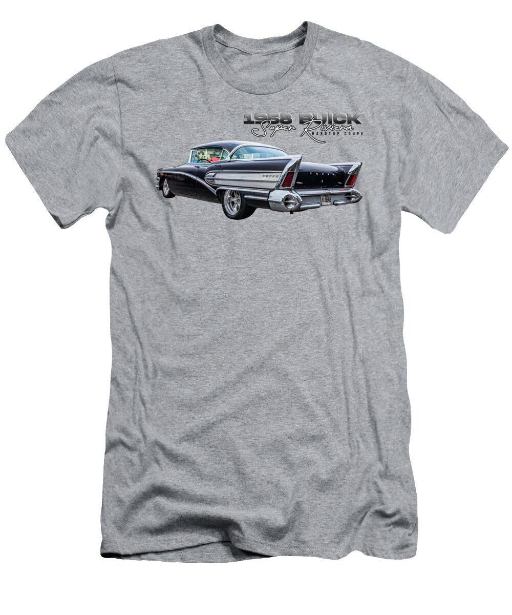 16 1958 Buick Super Riviera Hardtop Coupe Gestalt Imagery T-Shirt